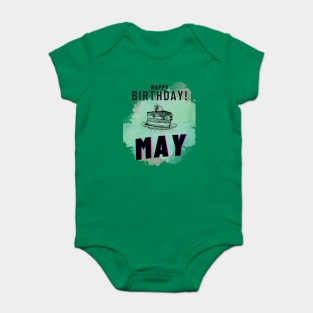 Birthday May #5 Baby Bodysuit